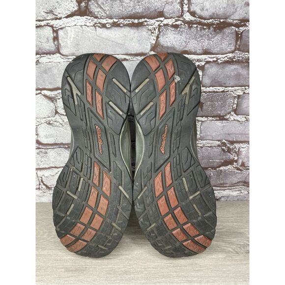 Eddie Bauer Green Brown Suede Leather Mid Lace Up Desert Boots Men 11.5M US/46EU - Picture 6 of 16